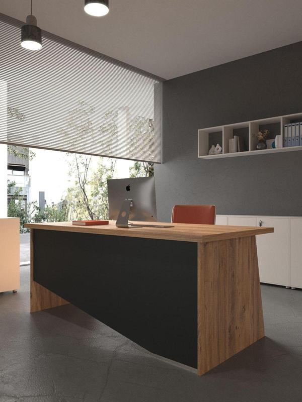 Festival Ofis Masası - OFİS-7-6-4-180X60 Beyaz - Antrasit - Image 1