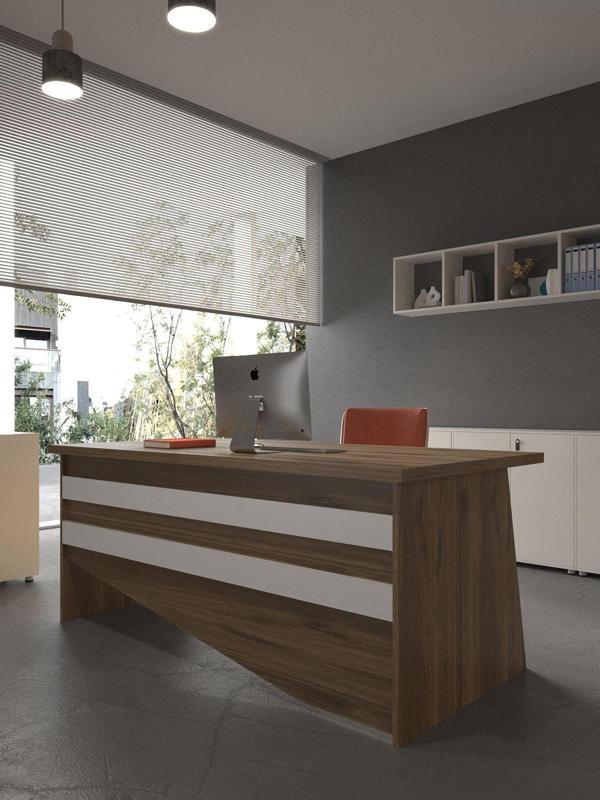 Festival Ofis Masası - OFİS-6-2-1-120X90 Beyaz - Beyaz - Image 1