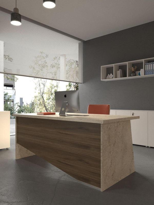 Festival Ofis Masası - OFİS-7-8-2-180X90 Beyaz - Ceviz - Image 1