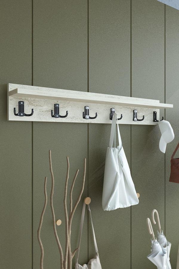 Portmanto Duvar Askılığı Elbise Askılığı ASKI-006-8-8 - 80 cm - Image 1