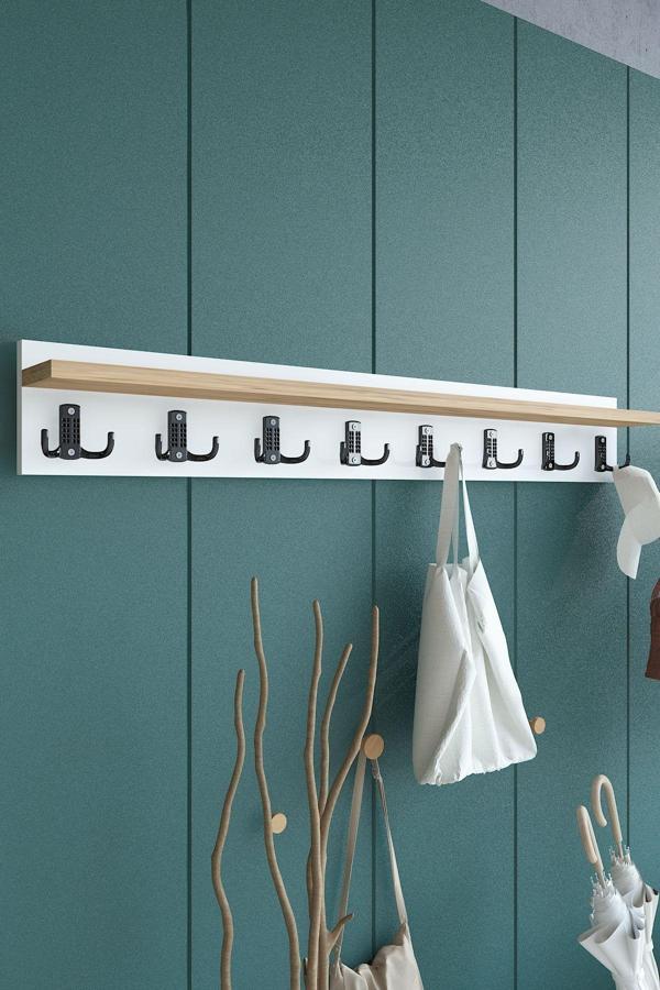 Portmanto Duvar Askılığı Elbise Askılığı ASKI-008-1-6 - 90 cm - Image 1
