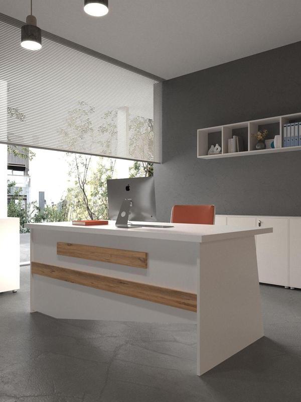 Festival Ofis Masası - OFİS-9-1-6-160X75 Beyaz - Çam - Image 1