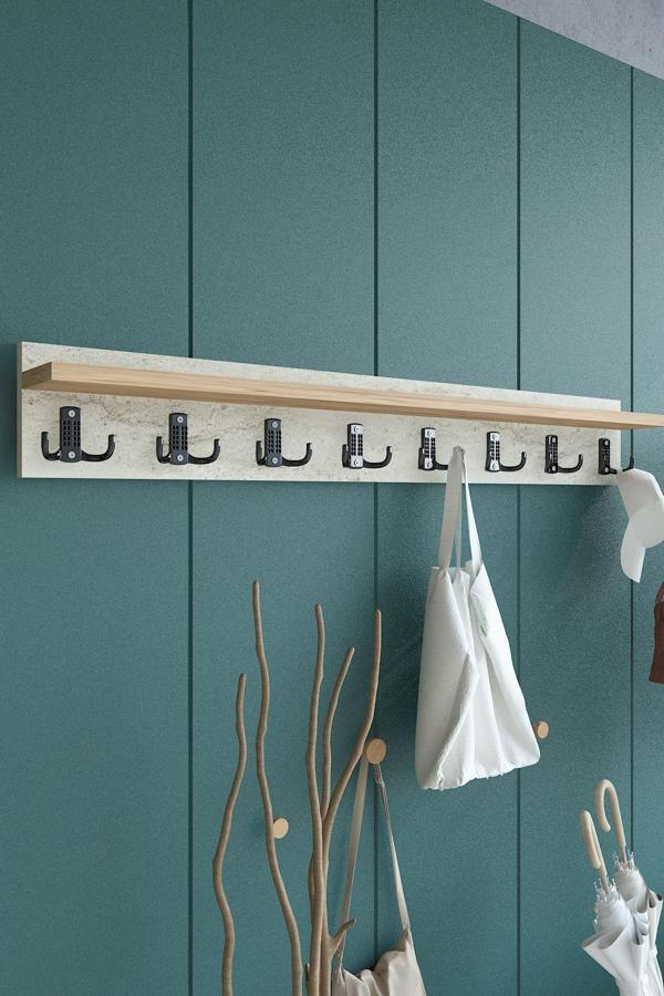 Portmanto Duvar Askılığı Elbise Askılığı ASKI-008-8-6 - 90 cm - Image 1