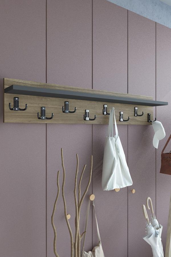 Portmanto Duvar Askılığı Elbise Askılığı ASKI-014-2-4 - 80 cm - Image 1