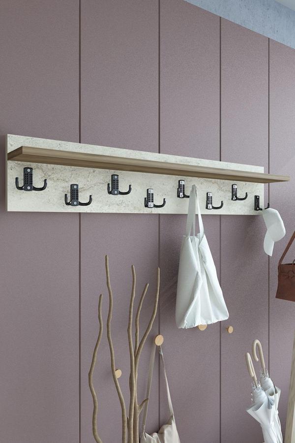 Portmanto Duvar Askılığı Elbise Askılığı ASKI-014-8-2 - 80 cm - Image 1