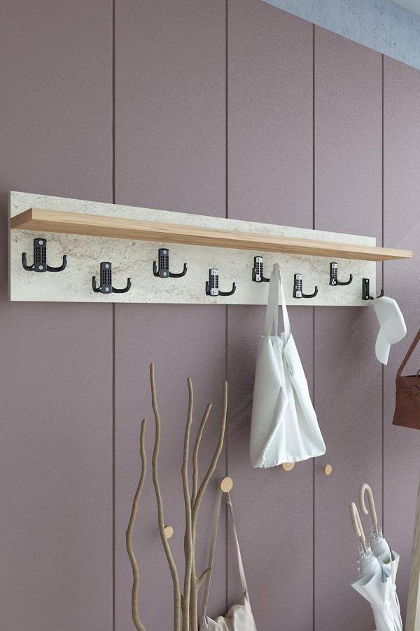 Portmanto Duvar Askılığı Elbise Askılığı ASKI-014-8-6 - 80 cm - Image 1