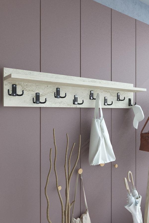 Portmanto Duvar Askılığı Elbise Askılığı ASKI-014-8-8 - 80 cm - Image 1
