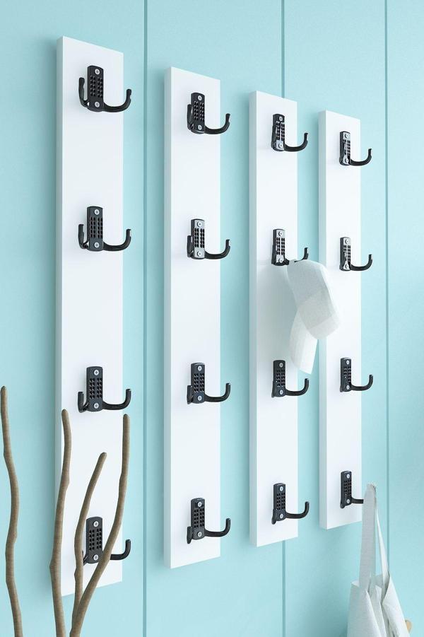Portmanto Duvar Askılığı Elbise Askılığı Beyaz ASKI-013-1 - 75 cm - Image 1