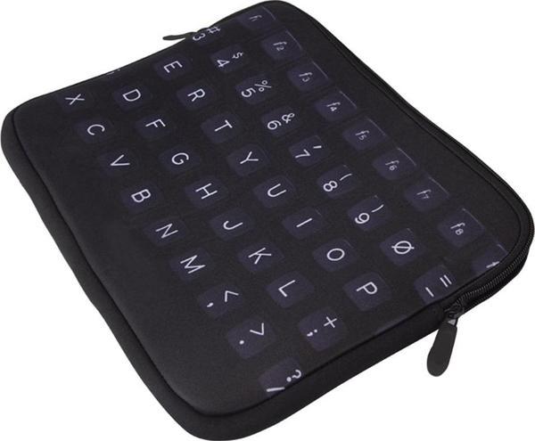Nektar Neopren Tablet Kılıfı Siyah Klavye - Image 1