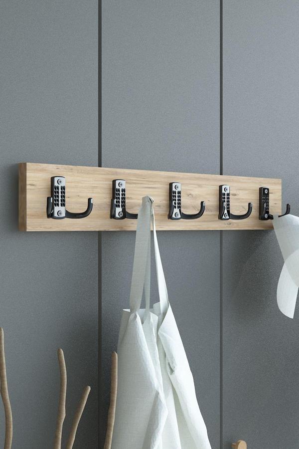 Portmanto Duvar Askılığı Elbise Askılığı A. Çam ASKI-001-6 - 75 cm - Image 1