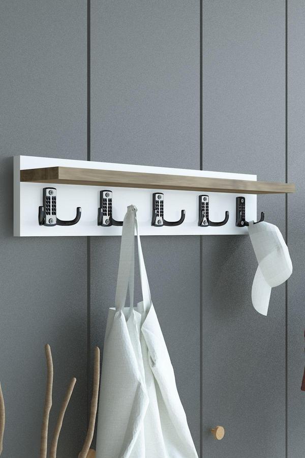 Portmanto Duvar Askılığı Elbise Askılığı ASKI-005-1-2 - 60 cm - Image 1