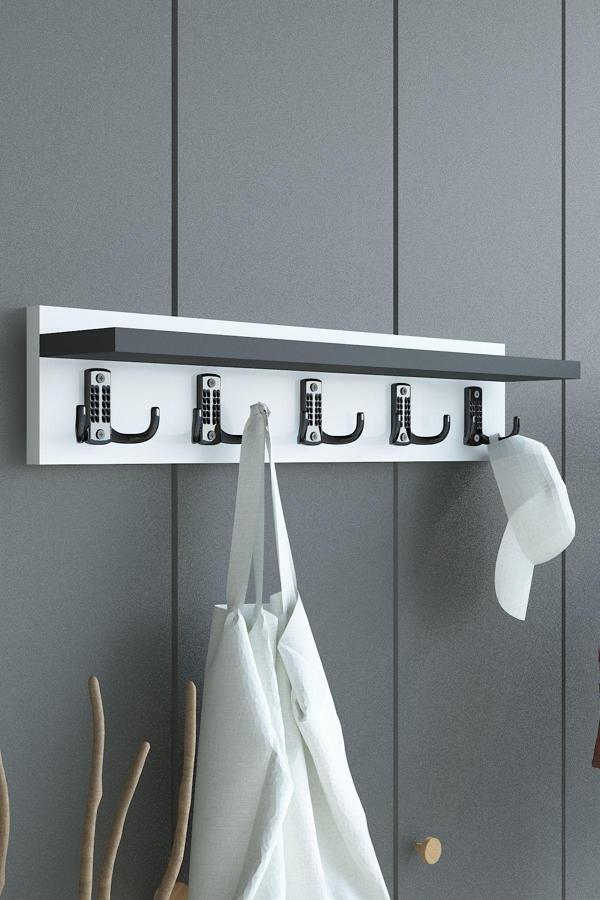Portmanto Duvar Askılığı Elbise Askılığı ASKI-005-1-4 - 60 cm - Image 1