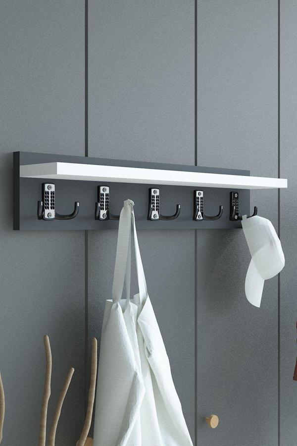 Portmanto Duvar Askılığı Elbise Askılığı ASKI-005-4-1 - 60 cm - Image 1