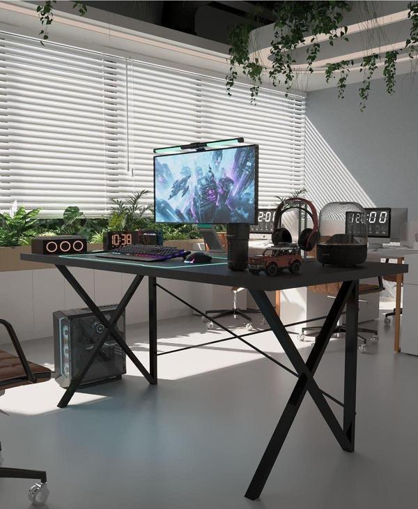 Profesyonel Ofis Masası OF46005-4-180 Antrasit 36 mm Kalınlık - 180 X 90 cm - Image 1