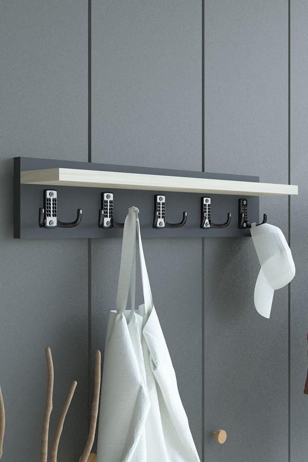 Portmanto Duvar Askılığı Elbise Askılığı ASKI-005-4-8 - 60 cm - Image 1