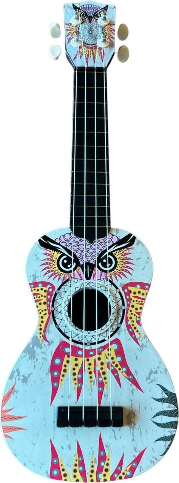Gonzales Soprano Ukulele Baykuş Desen Kapak - Image 1