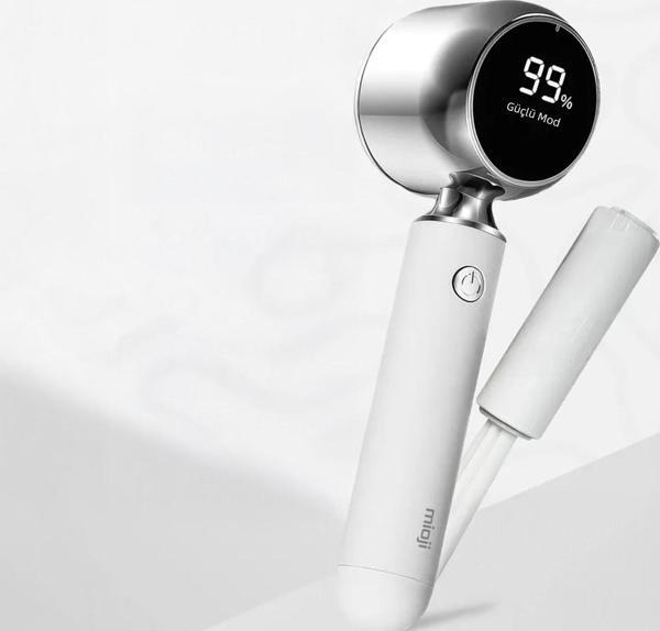 Mioji Mio LR6 Dijital Gösterge 800mAh Kablosuz Tüy Tiftik Makinesi - Beyaz - Image 1