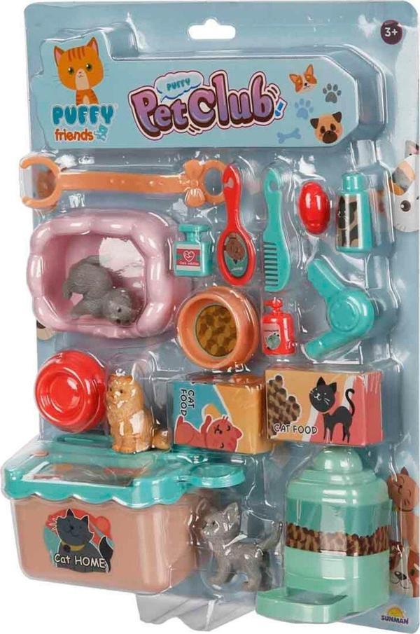 Kedi Bakımı Mini Oyun Seti: Tüylü Dostlarına Şefkatle Bak! - Image 1