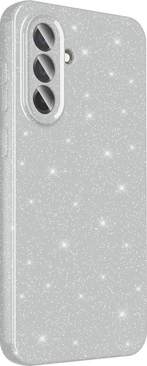 Galaxy A36 Kılıf Kamera Korumalı Simli Parıltılı Lüks Silikon - Image 1