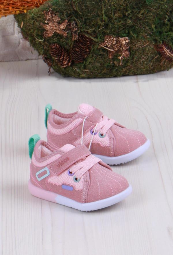 Vicco 950.E25Y.233 Pudra Curset Rahat Hafif Kız Çocuk İlk Adım Ayakkabısı - Image 1