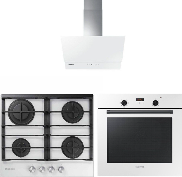 Samsung NV60K5140BW - NA64M7100AW - NK24M7060VW Beyaz Ankastre Set - Image 1