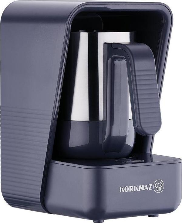 KORKMAZ A863-1 Moderna Gri/satin Kahve Makinesi - Image 1