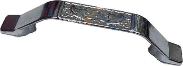 Dekoratif Zamak Kulp İçten - 64mm, Nikel, 100 Adet - Image 1