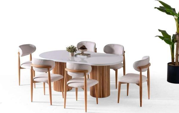 Alfacountry Mobilya Colmar Modern Yemek Masası - Image 1