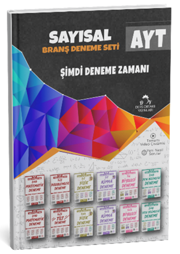 Ders Ortamı 2025 YKS AYT Sayısal Branş Deneme Seti Çözümlü Ders Ortamı Yayınları - Ders Ortamı Yayınları - Image 1