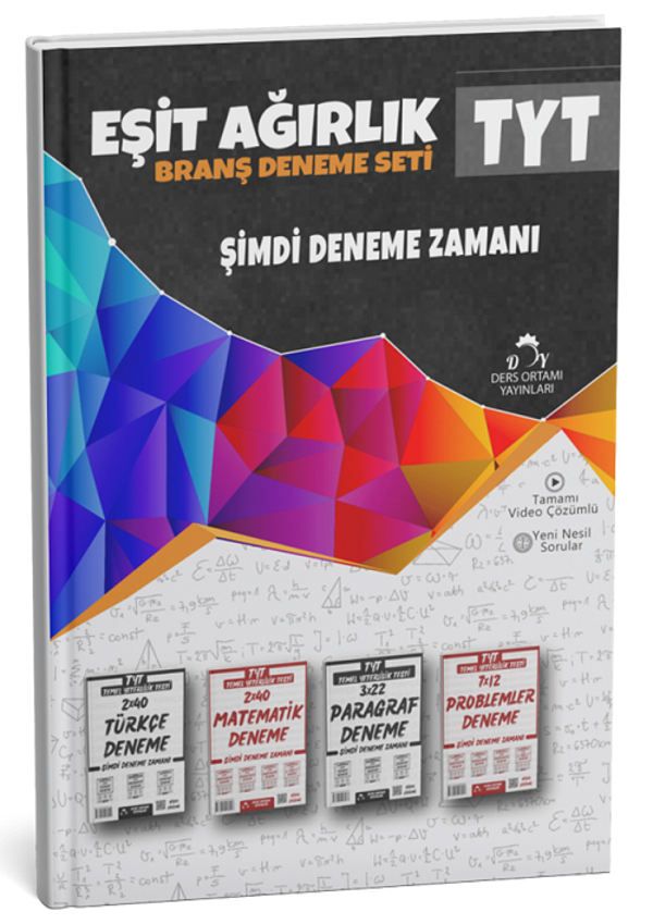 Ders Ortamı 2025 YKS TYT Eşit Ağırlık Branş Deneme Seti Çözümlü Ders Ortamı Yayınları - Ders Ortamı Yayınları - Image 1