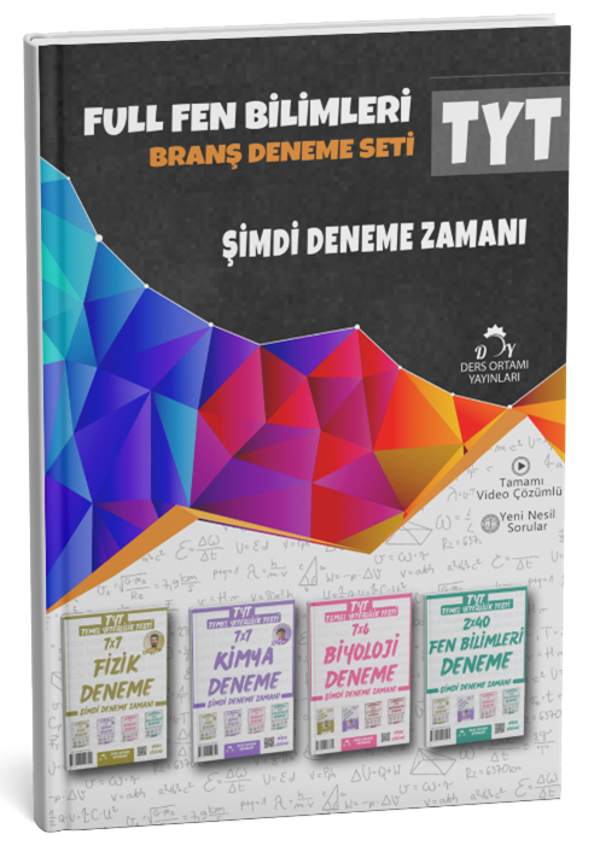 Ders Ortamı 2025 YKS TYT Fen Bilimleri Full Branş Deneme Seti Çözümlü Ders Ortamı Yayınları - Ders Ortamı Yayınları - Image 1