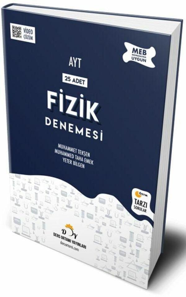 Ders Ortamı YKS AYT Fizik 25 Deneme Ders Ortamı Yayınları - Ders Ortamı Yayınları - Image 1