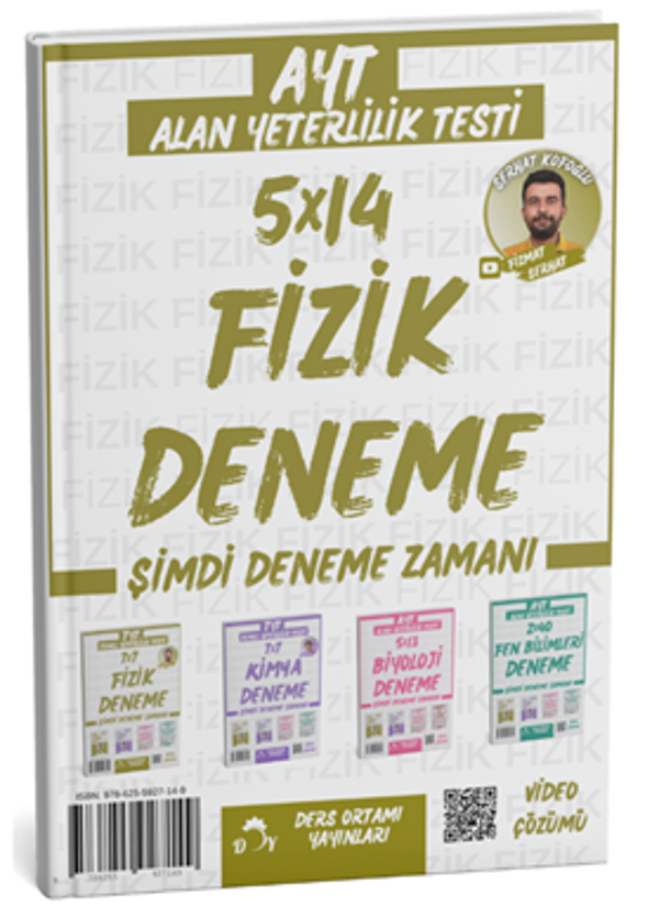 Ders Ortamı YKS AYT Fizik 5x14 Deneme Ders Ortamı Yayınları - Ders Ortamı Yayınları - Image 1
