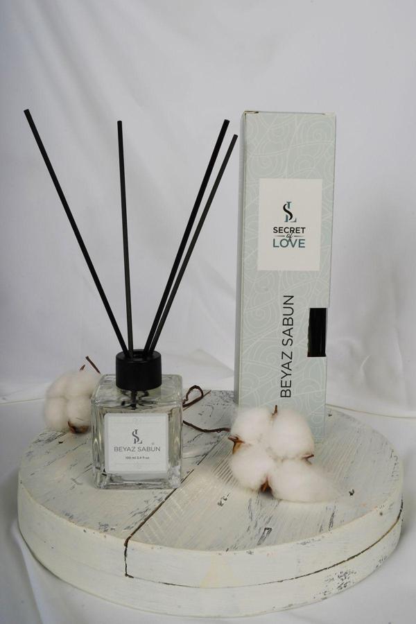 Secret Of Love Çubuklu Oda Kokusu Beyaz Sabun 100Ml - Image 1