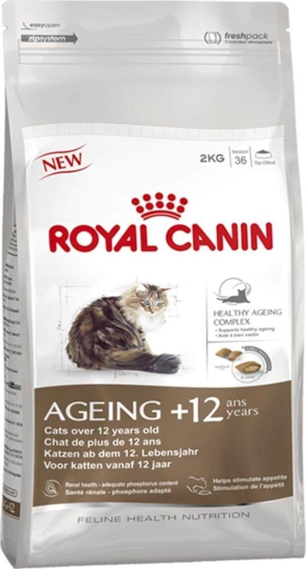 Royal Canin Ageing +12 (12 Yaş Ve Üzeri) Yaşli Kedi Mamasi 2 Kg - Image 1