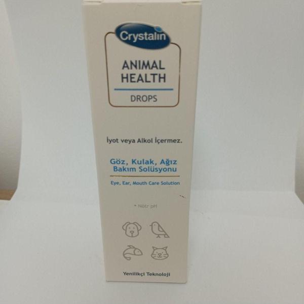 Crystalin Kedi Ve Köpek - Göz, Kulak, Ağız Bakım Temizleme Solüsyonu 100 Ml - Animal Health Drops - Image 1