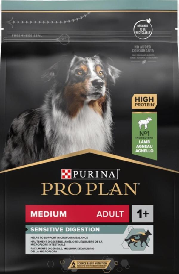 Pro Plan Proplan Medium Adult Sensitive Digestion Orta Irk Kuzulu Yetişkin Köpek Maması 14 Kg - Image 1