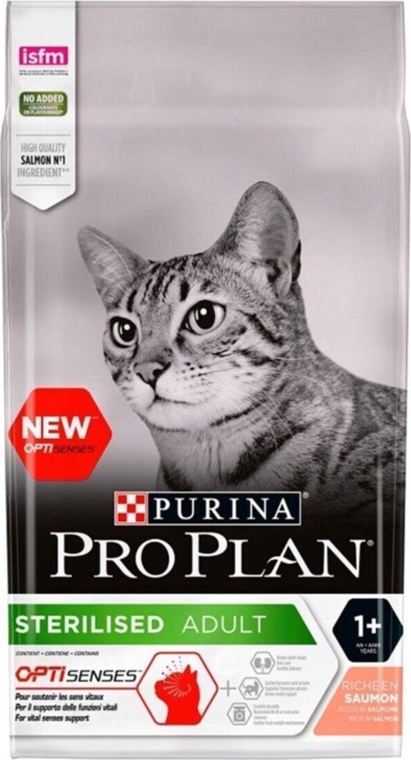 Pro Plan Sterilised Somon Balıklı Kısırlaştırılmış Kedi Maması 10 Kg - Image 1
