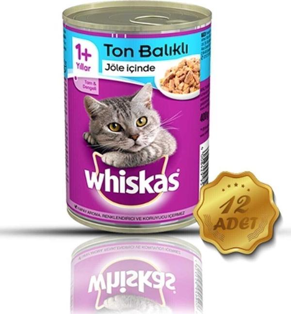 Whiskas Konserve Ton Balıklı 400 Gr X 12 Adet - Image 1