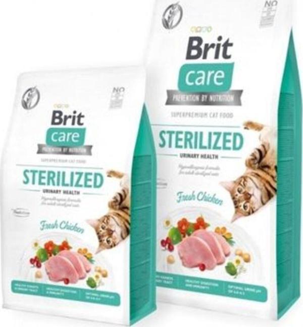 Brit Care Urinary Idrar Yolları Sağlığı Için Tavuklu Kısırlaştırılmış Kedi Maması 7 Kg - Image 1