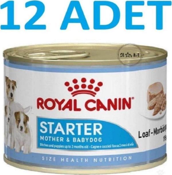 Royal Canin Starter Mousse Mother & Babydog Yavru Köpek Konservesi 195 Gr X 12Adet - Image 1
