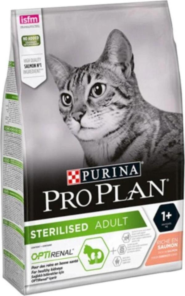 Pro Plan Sterilised Somonlu Kısırlaştırılmış Yetişkin Kedi Maması 3 Kg - Image 1