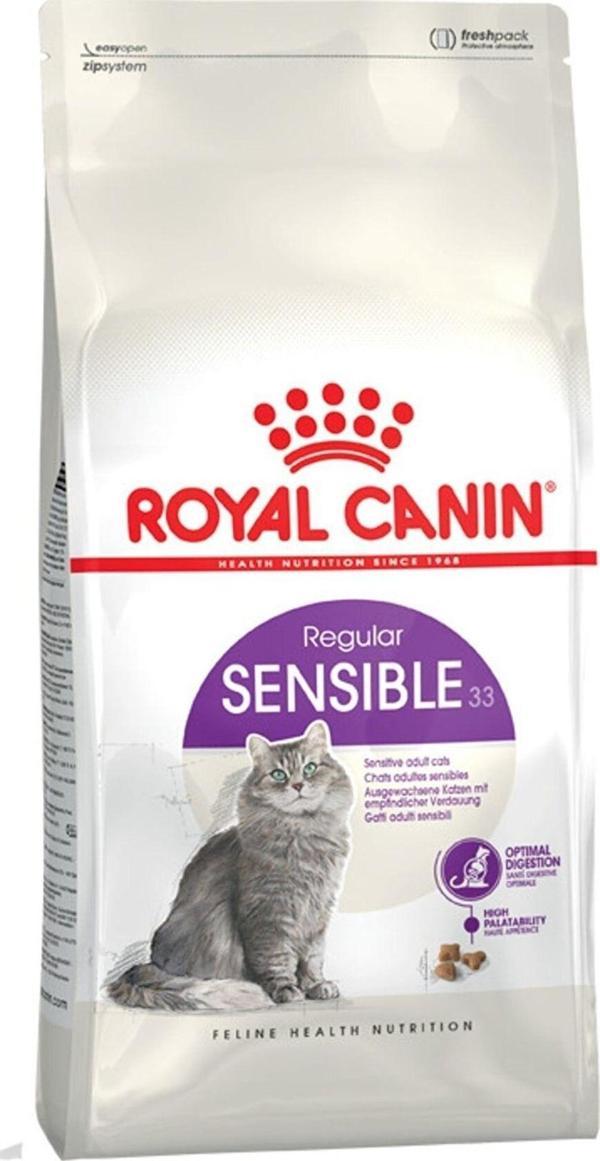 Royal Canin Sensible 33 Hassas Sindirim Sistemi Destekleyici Kedi Maması 2 Kg - Image 1