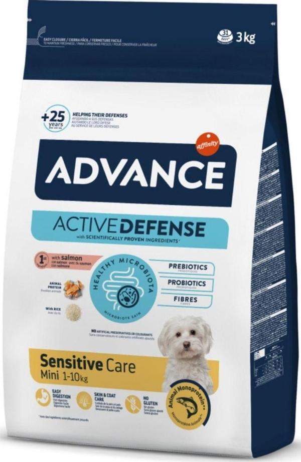 Advance Mini Sensitive Somonlu Küçük Irk Yetişkin Köpek Maması 3 Kg - Image 1