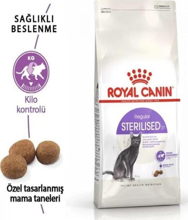 Royal Canin Sterilised 37 Kısırlaştırılmış Kedi Kuru Maması 2 Kg - Image 1