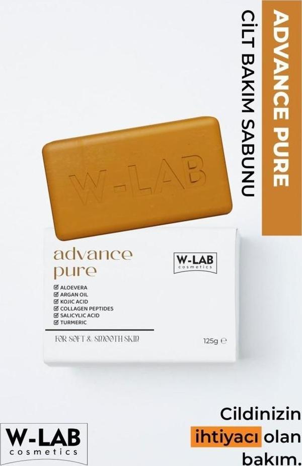 W-Lab Kozmetik Advance Pure Sabun 125 g - Image 1