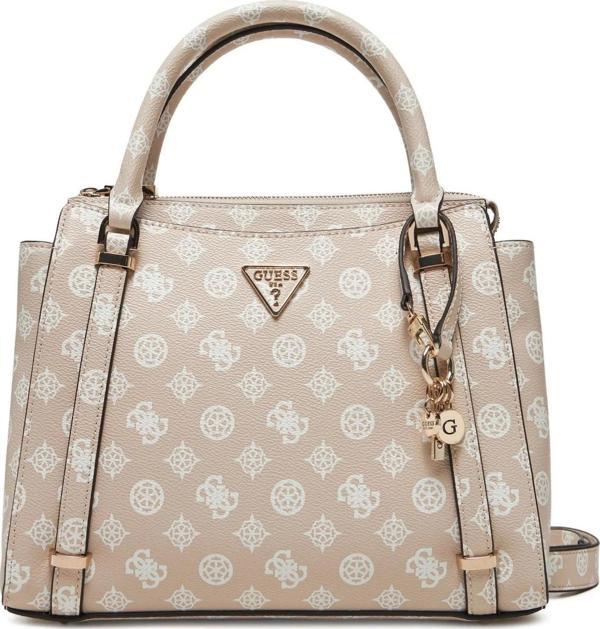 Guess Kadın Bej Rengi Eco Erica İki Bölmeli Satchel Çanta - Image 1
