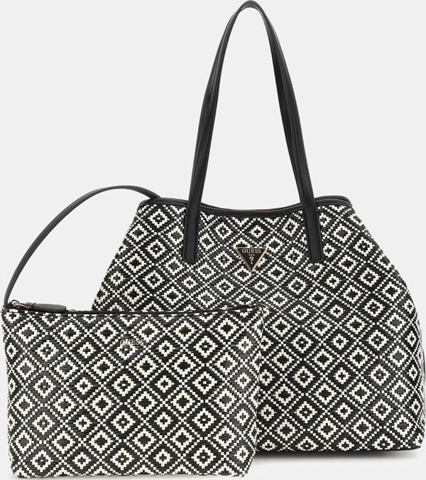 Guess Kadın Siyah Vikky II Büyük Tote Çanta - Image 1