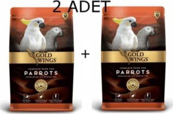 Gold Wings Papağan Yemi Jako Gri Büyük 750grx2adet - Image 1