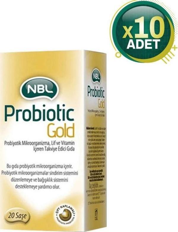 Nbl Probiotic Gold 20 Saşe 10 Adet - Image 1